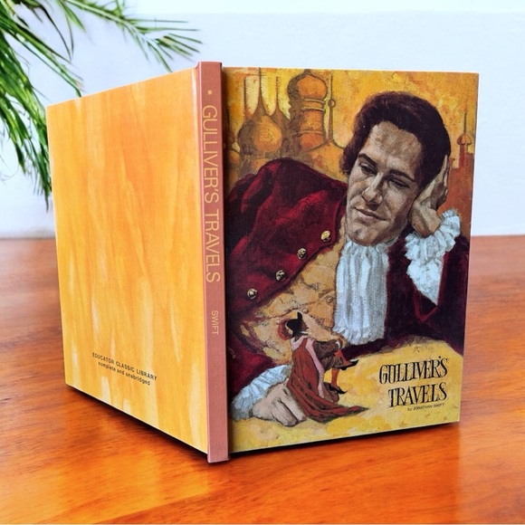 VINTAGE Gulliver’s Travels by Jonathan Swift – Classic Illustrated Hardcover - Picture 3 of 10